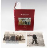 R A Whitcombe - 2x press golfing photographs and Golf Book (3) to incl 1935 British Ryder Cup Team