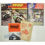 Isle of Man TT and Manx Grand Prix programmes a collection to include Manx grand prix 1946 - with