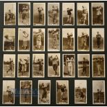 Set of J Millhoff & Co Golf Cigarette Cards c1928 complete set of 27/27 titled 'Famous Golfers' real