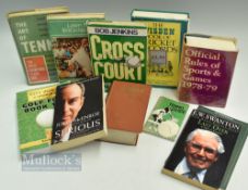 Sporting Book Selection Tennis, Cricket, Golf, to include 1978-79 Rules of Sports & Games, 1996 golf