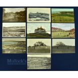 Collection of North of England Golfing Postcards from 1908 onwards (10) - 2x Seaford, Seaton,