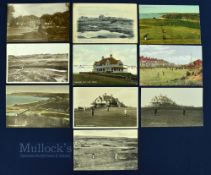 Collection of North of England Golfing Postcards from 1908 onwards (10) - 2x Seaford, Seaton,