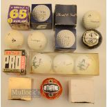 12x various new and unused golf balls wrapped and individually boxed - 7x boxed to incl Titleist,
