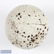 Scarce and interesting Springvale The Roc bramble pattern golf ball with 6x pole marks with 4x