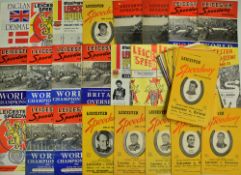 1949-1982 Leicestershire Speedway Programmes a quantity of programmes to include April 22nd 1949