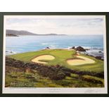 Graeme Baxter signed (after) - "The 7th Hole Pebble Beach" signed by the artist in pencil to the