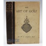 Simpson, Sir W G - "The Art of Golf" - 1st ed 1887 in the original pictorial boards with original