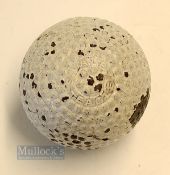 Springvale The Eagle Large Bramble Pattern Golf Ball - with good pole marks and retaining much of