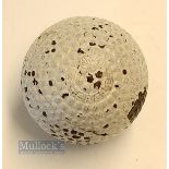 Springvale The Eagle Large Bramble Pattern Golf Ball - with good pole marks and retaining much of