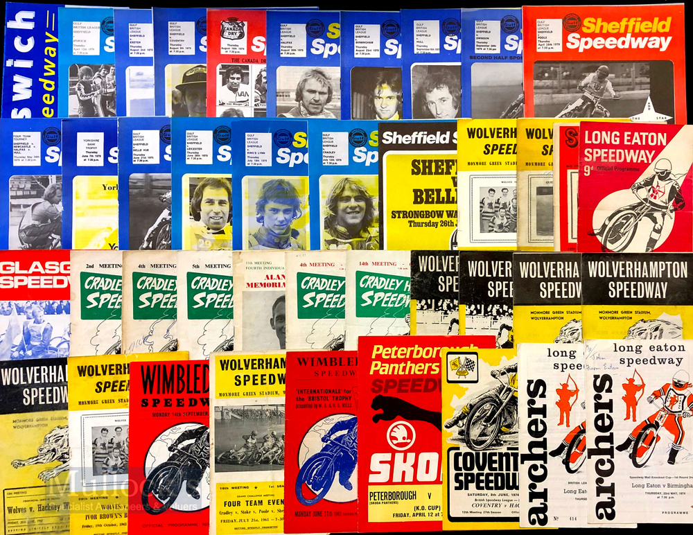 Speedway League and Cup Programmes 1960s to 1970s featuring various teams with a good Representation - Image 2 of 3