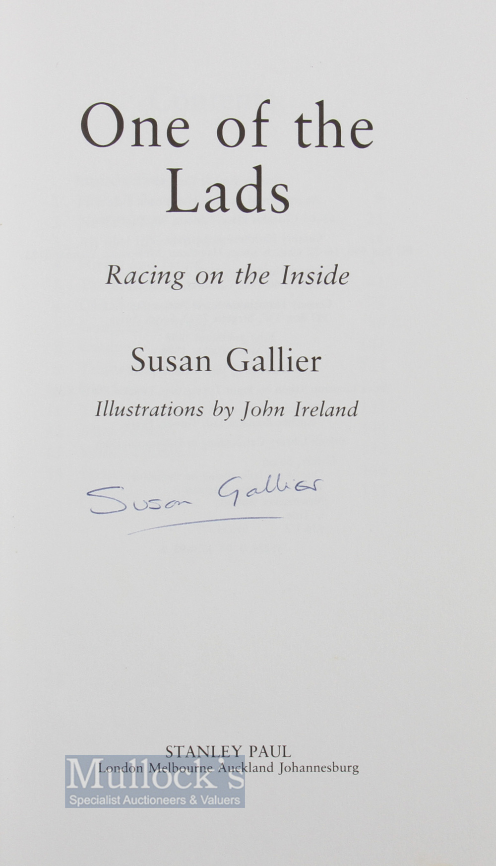 Horse Racing Hardback Books signed and unsigned 1st editions, to include they're off signed by - Image 2 of 3