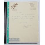 Flat and National Hunt Horse Racing Trainers and Jockeys Autographs, to include Graham Bradley,