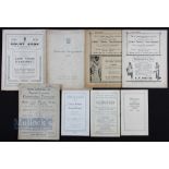 1927-1936 Lawn Tennis programmes and booklets, to include East Lothian Open 1936, East Lothian