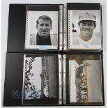 Collection of 1960s Dunlop Masters Golf Tournament Album of Press Photographs (120) - to incl Arnold