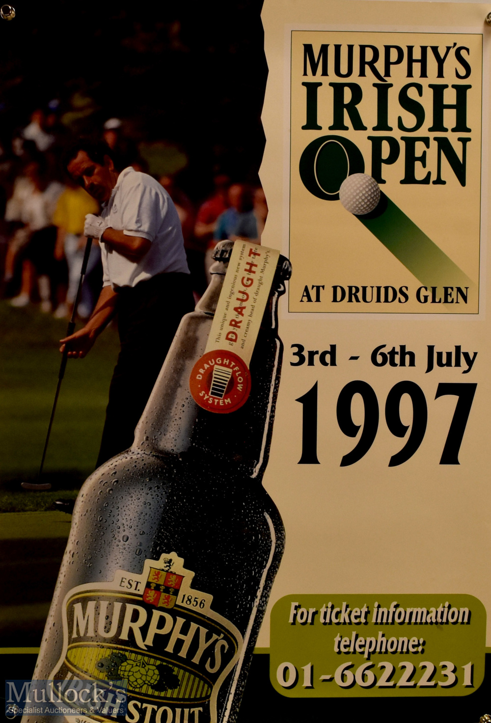 1997 Murphy's Irish Open Golf Poster depicts Sam Torrance measures 60x42cm approx. plus 3x 2005 LP - Image 2 of 2