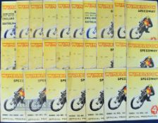 1937-1939 Wimbledon Speedway programmes from April 5th to September 20th, 1937 (9). April 11th-