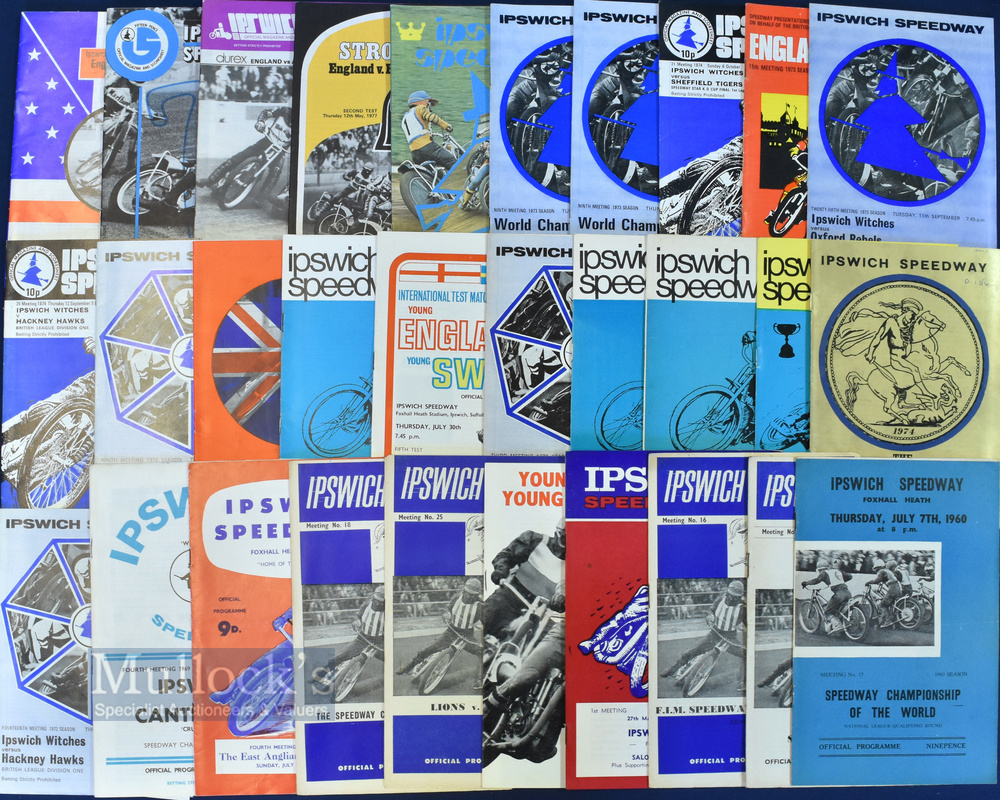 1951-1982 Ipswich Speedway Programmes, to include June 28th 1951 Ipswich v American touring team, - Image 3 of 3