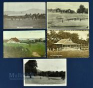 5x Irish Golfing postcards from 1909 onwards (4) Dunmurry, Birr, Greystones, Greenore, and