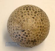 Martin's Pat. Zodiac bramble pattern golf ball c1909 - c/w 3 blade propellers to both poles -