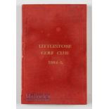 Rare 1894/95 Littlestone Golf Club (Est 1888) Rules, Regulation, and List of Members Booklet -