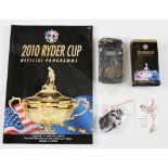 2010 Ryder Cup Official Programme, Live sports radio, with compliments slip from the Ryder cup