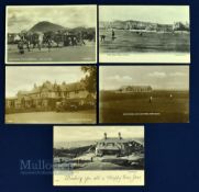 Collection of Edinburgh, Lothian and East Lothian Golfing postcards dated from the early 1900s-