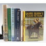 Horse Racing Hardback Books signed and unsigned 1st editions, to include A Furlong to Go - signature