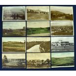 Collection of South Coast and IoW Golfing Postcards from 1907 onwards (12) 2x Hindhead, 2x