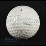Max Faulkner Open Golf champion 1051 signed period Dunlop 65 golf ball - slightly faded but very
