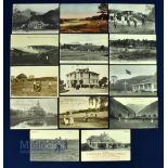 Collection of European Golfing Postcards from 1904 onwards (14) - Pau, 2x Le Touquet, Saint-Jean