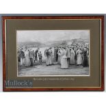 After Michael Brown (1853-1947) - Original Life Association of Scotland golf print entitled The