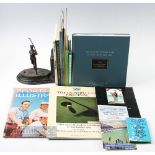 Golf related books and programmes featuring Don'ts for Golfers (pocket size), A Round of Golf Jokes,
