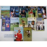 Selection of The Open Golf Championship Programmes features 1981 Royal St George's GC, 1982 Royal