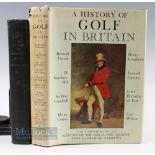 2x Interesting Classic 1940/50s books on Golf In Britain and America - Darwin, Bernard and