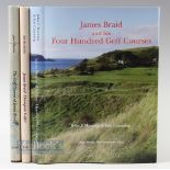 James Braid related Golf Books (3) features James Braid and His Four Hundred Golf Courses by J.