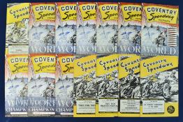 1948-1978 Coventry Speedway Programmes the majority are National league and date from the 1950s-