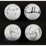 Collection of European Tour Winners and Ryder Cup players signed golf balls (4) Colin Montgomery,