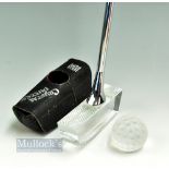 Hoya Crystal Glass Putter comes with leather head cover and MG Max grip, measures 87cm in length