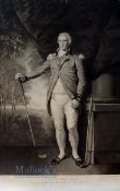 Abbott, Lemuel Francis (1760-1803) After - early and original Proof monotone engraving c1812