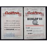 2x 1945 "Golfing" monthly magazines war time issues - condensed editions due the war time to incl '