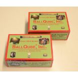 2x The Original Golf Cube Ball Display Boxes - each with 6x individual golf ball holders