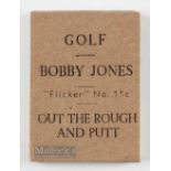 Bobby Jones Flicker Golf book - titled "Out The Rough and Putt" Flicker no. 11c - issued by