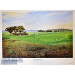 Graeme Baxter signed ltd ed colour golf print "2002 Official World Golf Championships" - signed by