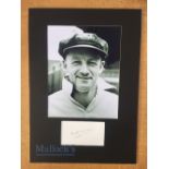 Sir Don Bradman Signed Cricket Display nicknamed 'The Don', Australia's Sir Don Bradman is widely