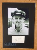 Sir Don Bradman Signed Cricket Display nicknamed 'The Don', Australia's Sir Don Bradman is widely
