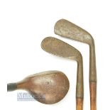 R Forgan Ladies' irons and a Forgan Wood features flag series 2 iron, a flag series mashie