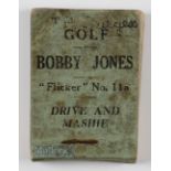 Bobby Jones Golfing Flicker book - titled- Drive and Mashie Shots" Flicker No.11a issued by