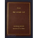 Rare Multi-Signed 1987 Ryder Cup Golf VIP Programme - held at The Muirfield Village Golf Club,