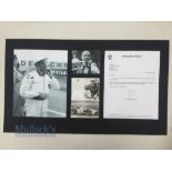 Sir Stirling Moss Signed Display - Undoubtedly one of the greatest motor racing drivers of all time,