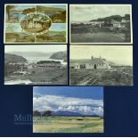 Collection of West of Scotland Golfing Postcards dated from the 1930s (5) Portpatrick, 2x Isle of